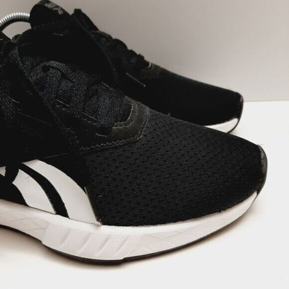 REEBOK / Athletic Running Shoes B&W Mesh Runners GW8702 Sz 8 - Picture 3 of 16